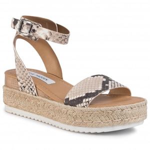 Snake Print Espadrille Steve Madden Chaser